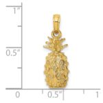 14K 3-D Pineapple Charm - Image 3