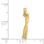 14K 3-D Paint Brush Charm - Image 3