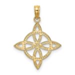 14k Small Celtic Eternity Knot Charm - Image 4