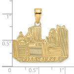 14K Pittsburgh Skyline Charm - Image 3