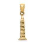 14K 3-D Washington Monument Charm