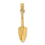 14K 3-D  Trowel Garden Tool Charm