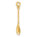 14K Polished 3-D Spoon Charm - Image 5