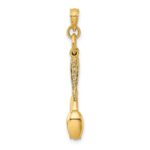 14K 3-D Moveable Knife, Fork, and Spoon Charm - Image 4