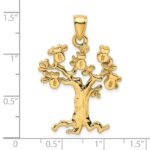 14K Cut-Out Money Tree Charm - Image 3