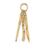 14K 3-D Moveable Garden Hand Tool Collection Charm - Image 2