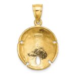 14K Sand Dollar Charm - Image 4