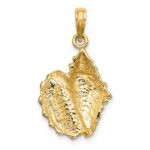 14K Conch Shell Charm - Image 4