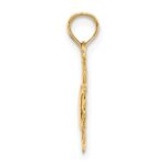 14K Small Polished Crab Charm - Image 2