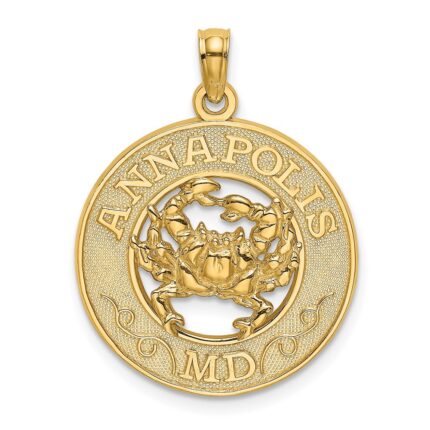 14K ANNAPOLIS MD Crab Charm