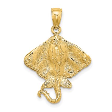 14K Stingray Charm