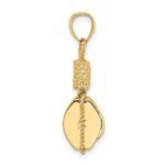 14K 3-D Block Mariners Pulley Charm - Image 2