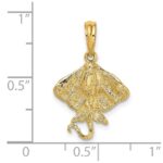 14K Stingray Charm - Image 3