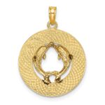 14K KENNEBUNKPORT ME Dolphins Charm - Image 4