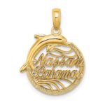 14K NASSAU BAHAMAS Dolphin Charm