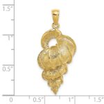 14K 2-D Precious Wentletrap Shell Charm - Image 3