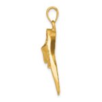 14K 3-D Scuba Flipper Charm - Image 2