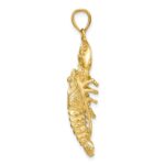 14K Large 3-D Lobster Pendant - Image 2