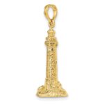 14K 3-D Fenwick Island Delaware Lighthouse Charm - Image 5