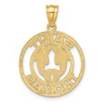 14K SAINT THOMAS with Dolphins Charm - Image 4