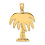 14K Large Charleston Palm Tree Charm