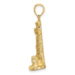 14K 2-D Assateague Island Virginia Lighthouse Charm - Image 2