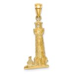 14K 2-D Assateague Island Virginia Lighthouse Charm - Image 4