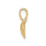 14K Mini Clam Shell Charm - Image 2