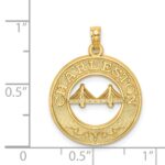 14K CHARLESTON Bridge Charm - Image 3