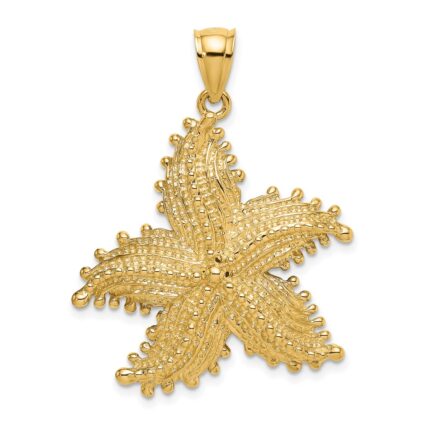 14K Large Starfish Charm