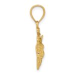 14K 2-D Fishing Boat Charm - Image 2