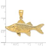14K 3-D Tarpon Fish Charm - Image 3