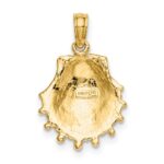 14K Lion's Paw Shell Charm - Image 4