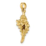 14K 3-D Conch Shell Charm - Image 5