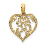 14K 35 In Heart Charm
