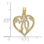 14K 70 In Heart Charm - Image 3