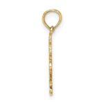 14K JESUS with Cross and Heart Charm - Image 2