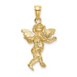 14K Guardian Angel Walking Charm - Image 4