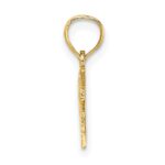 14K WWJD Ichthus Fish Charm - Image 2