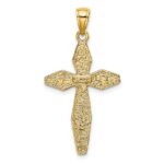 14K Polished Crucifix Charm - Image 4