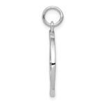 14k White Gold Solid Polished NEW YORK Skyline Charm - Image 2