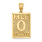 14K MILE 0 / KEY WEST Charm