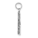 14K White Gold 90 MILES TO CUBA KEY WEST FL Charm - Image 2