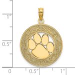 14K ALASKA with Bear Paw Charm - Image 3