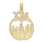 14K New York Skyline in Apple Charm - Image 3