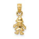 14K 3-D Mini Doll Charm - Image 3