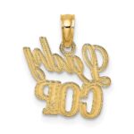 14k LADY COP Charm - Image 4
