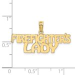 14k FIREFIGHTER'S LADY Charm - Image 3
