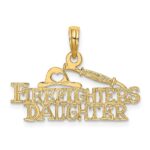 14k FIREFIGHTER'S DAUGHTER Charm