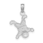 14K White Gold Little Boy Pendant - Image 3
